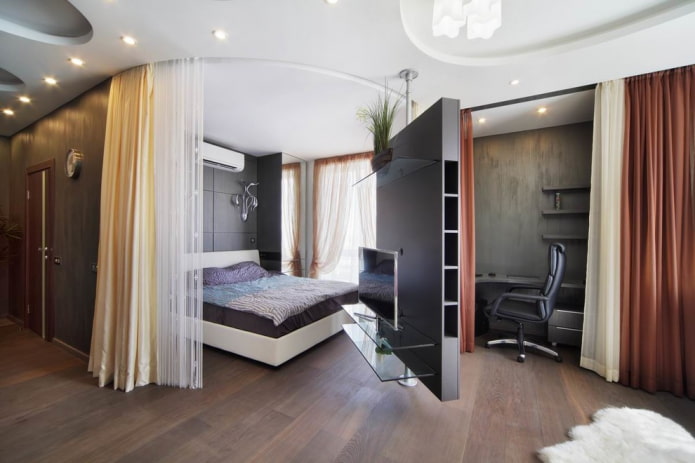 cloison dans l'intérieur dans un style moderne