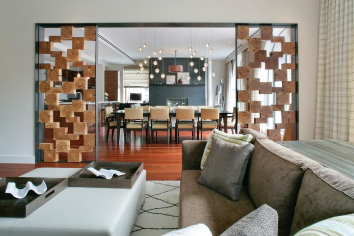 Cloison 3D à l'intérieur