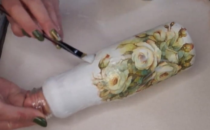 application du vernis
