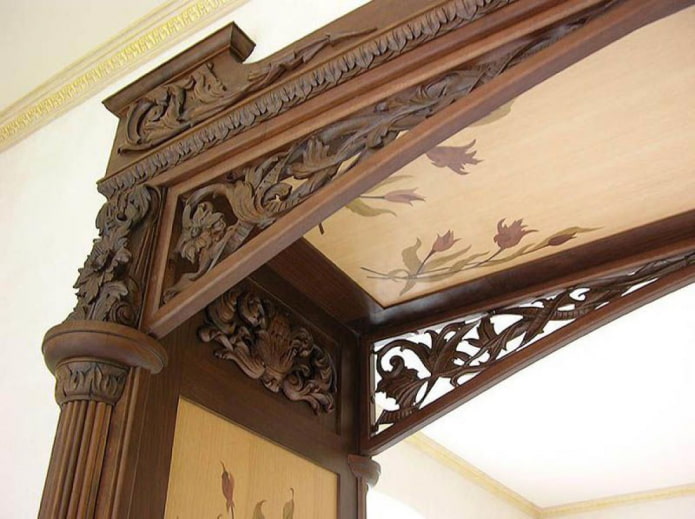 fragment de sculpture sur l'arche