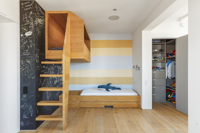 meubles pour une chambre d'enfant pour deux garçons