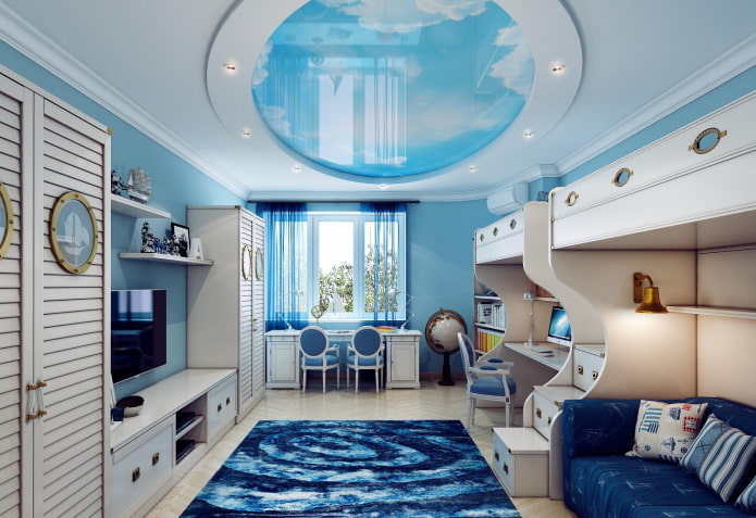 conception d'une chambre d'enfant pour deux garçons