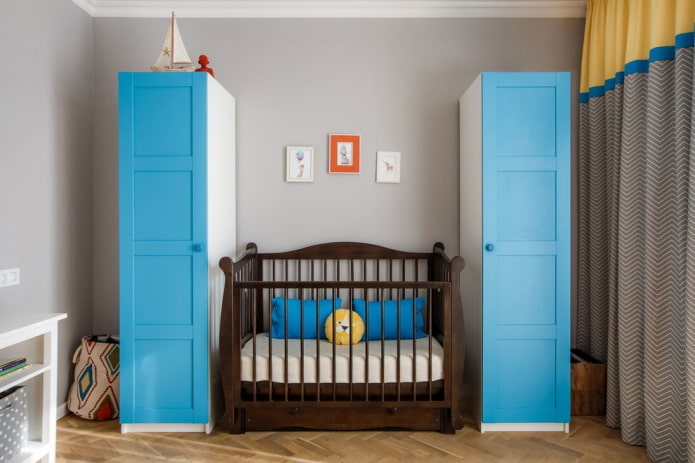 Meubles à l'intérieur d'une chambre de bébé