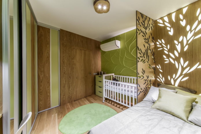Aménagement d'une chambre d'enfant dans la chambre des parents