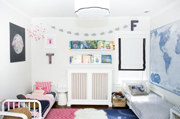 Chambre pour deux enfants d'âges différents