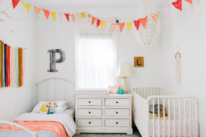 Chambre pour deux enfants d'âges différents