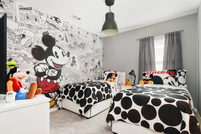Chambre pour enfants de sexes du même âge