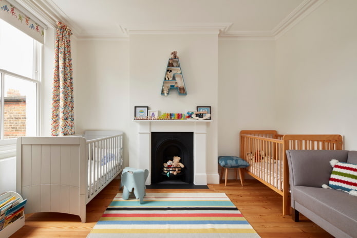 conception de chambre pour enfants de sexes différents