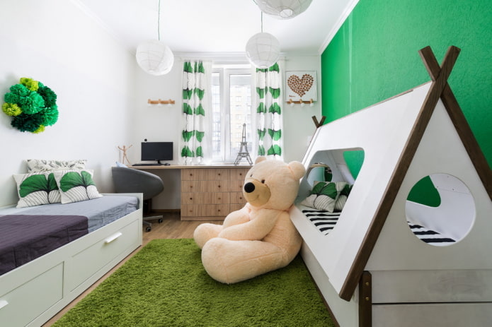 Chambre d'enfant pour enfants de sexes différents