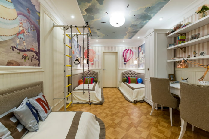 Agencement d'une chambre pour trois enfants