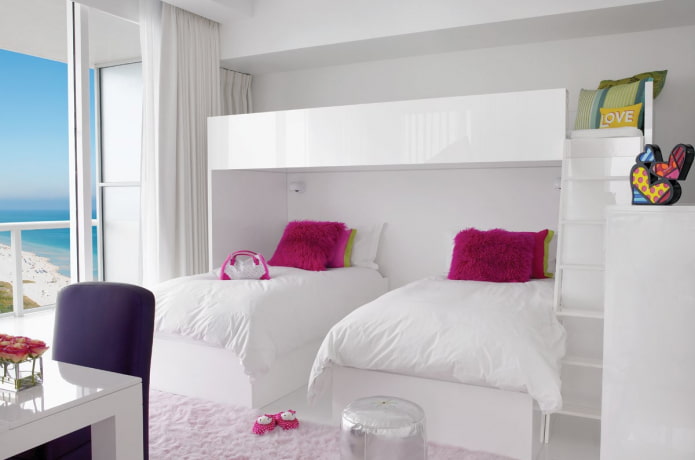 conception de chambre pour trois filles