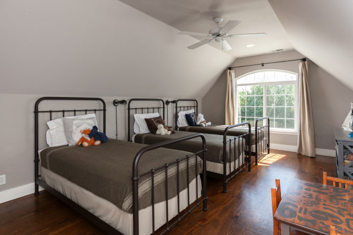 Agencement d'une chambre pour trois enfants