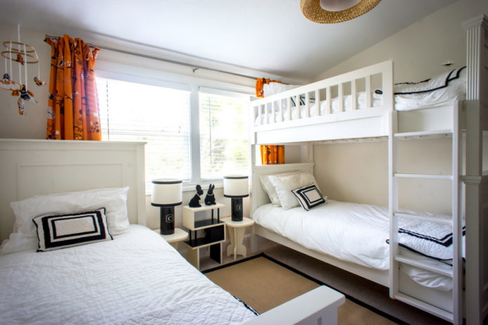 Aménagement d'une chambre pour trois enfants
