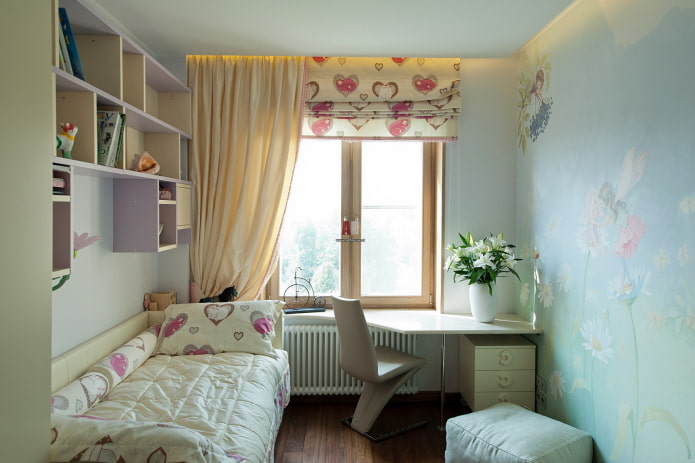 Chambre d'enfant pour une écolière