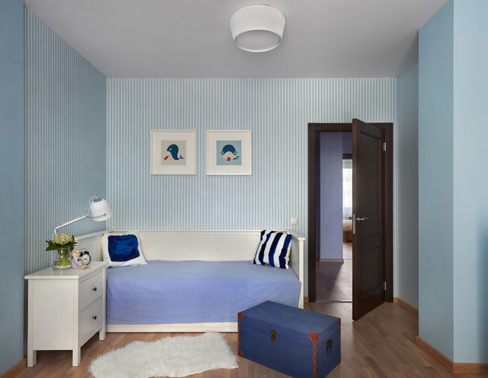 décoration d'une chambre d'enfant de style marin