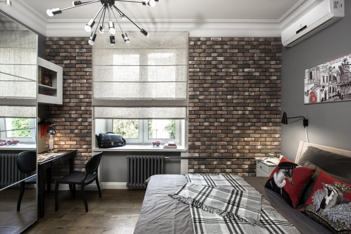 Décoration de chambre d'enfant de style industriel