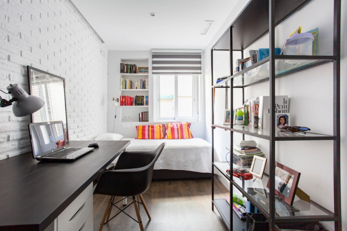 Couleurs d'une chambre d'enfant de style industriel