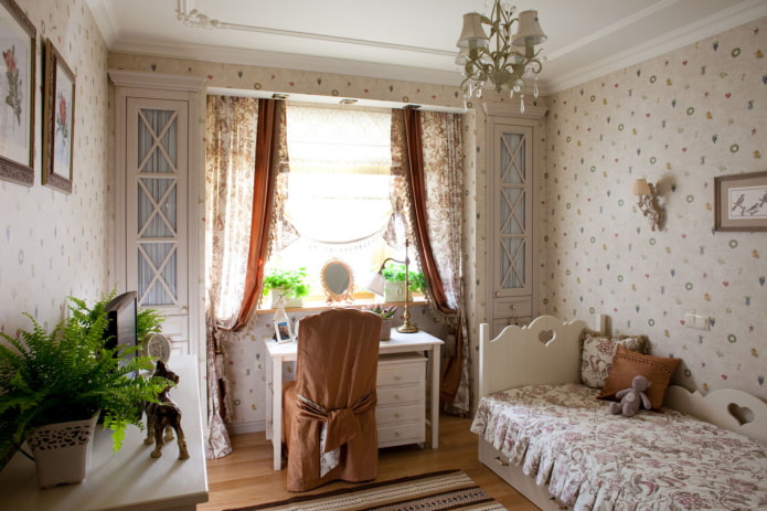 chambre d'enfant de style provençal