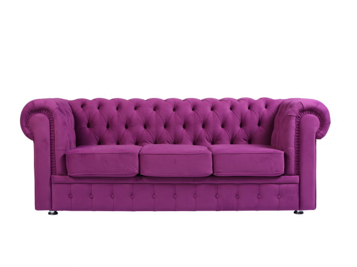 canapé lilas
