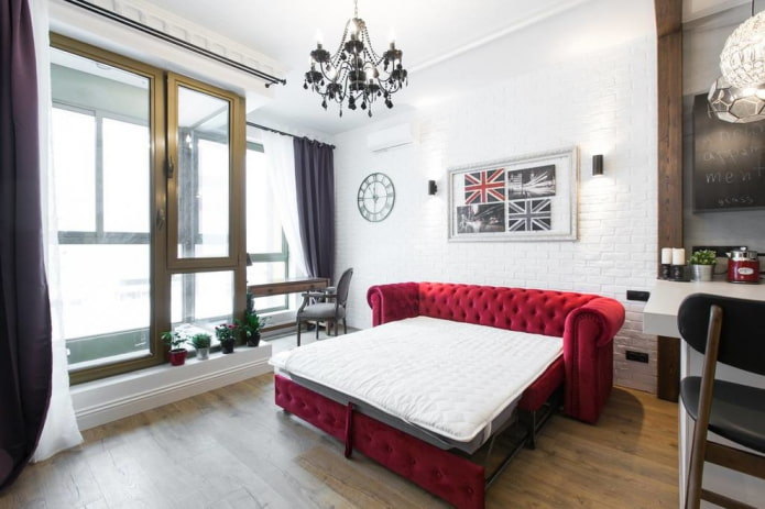 Canapé pliant avec surmatelas