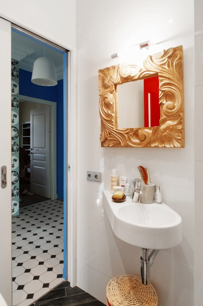 Lavabo biseauté