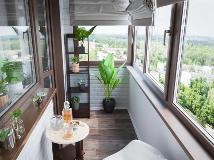 Décoration murale sur le balcon de Un appartement Khrouchtchev