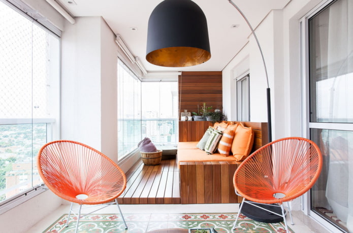 conception de l'espace balcon