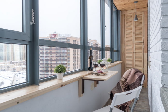 conception de balcon fermé