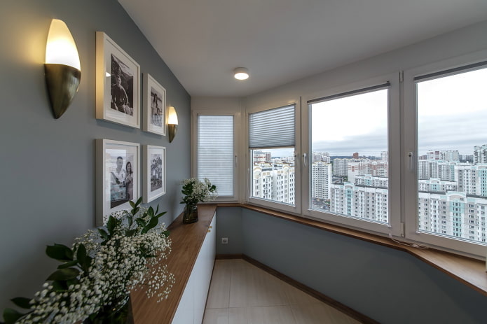 conception de l'espace balcon