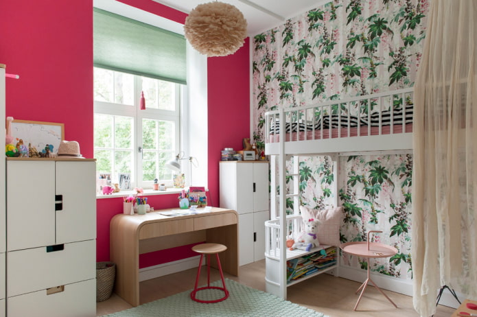 agencement des meubles dans une chambre d'enfant de 10 m²