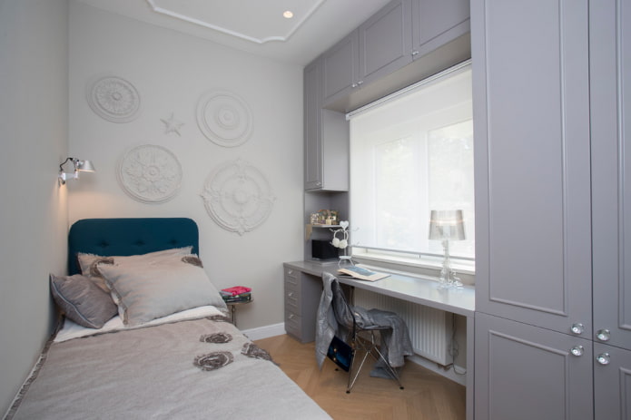 agencement des meubles dans une chambre d'enfant de 10 m²