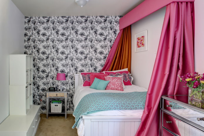 conception de chambre d'enfant pour une fille