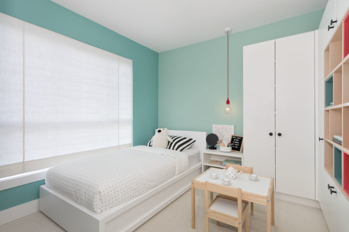 Disposition des meubles dans une chambre d'enfant de 10 m²