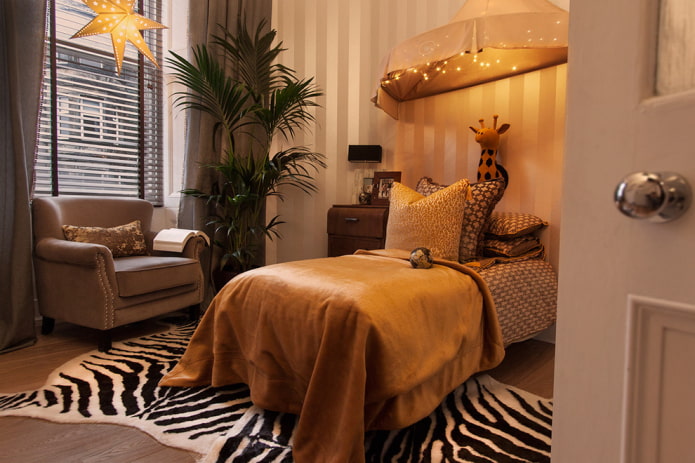conception de chambre d'enfant pour une fille