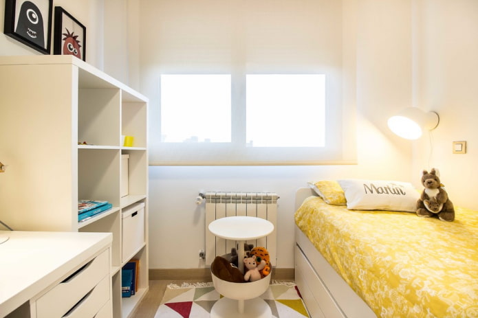 Zonage d'une chambre d'enfant de 10 m²