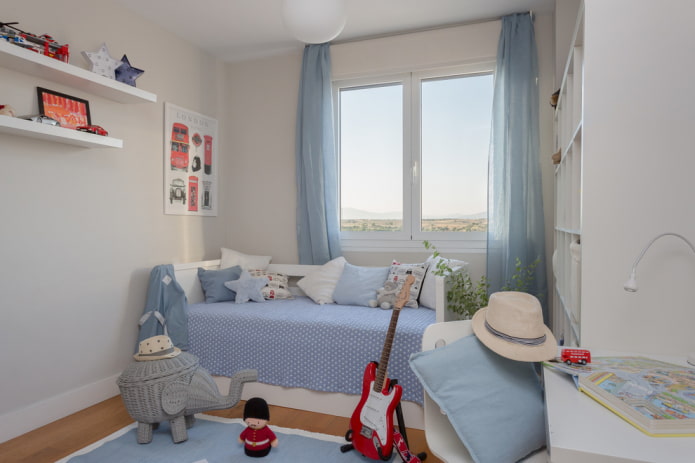 conception d'une chambre d'enfant pour un garçon