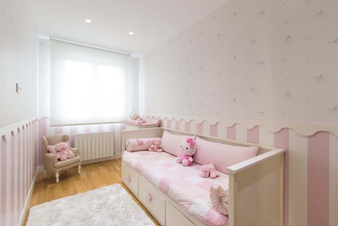 Chambre pour une fille d'âge préscolaire