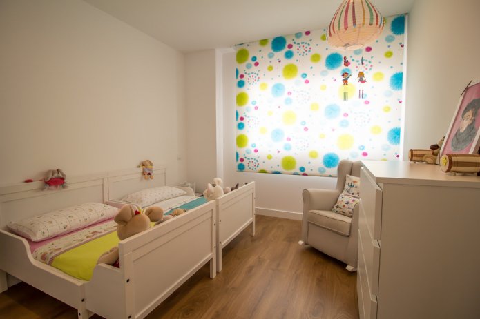 Chambre de 9 m² pour deux enfants