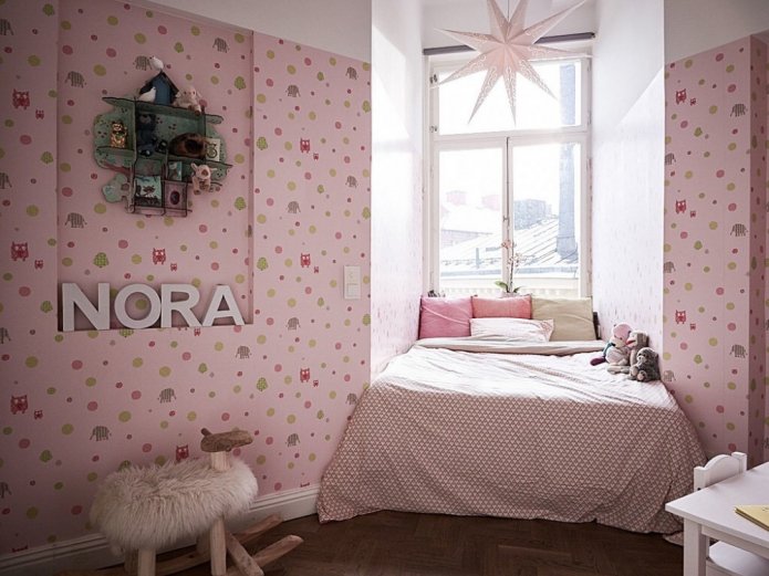planification d'une chambre d'enfant de 9 carrés