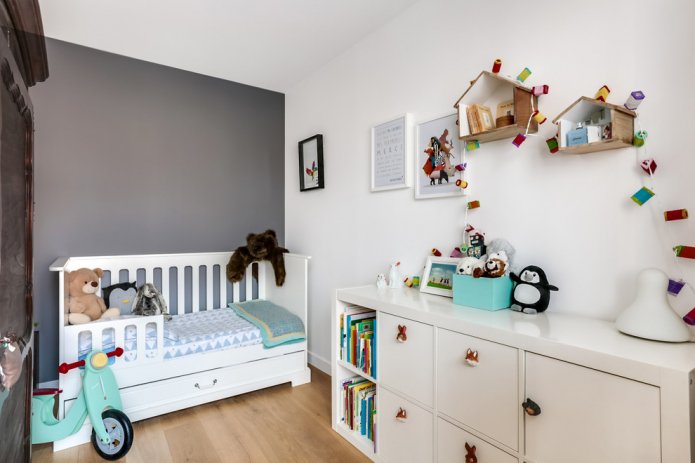Aménagement et zonage d'une chambre d'enfant de 9 mètres carrés