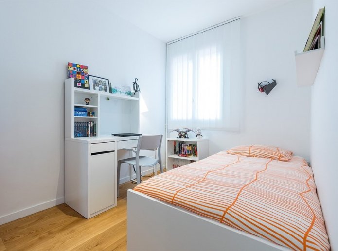 Conception d'une chambre de 9 mètres carrés pour un garçon