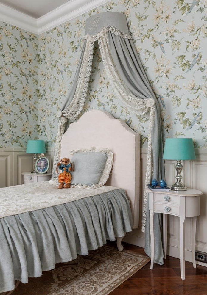 chambre d'enfant de style provençal