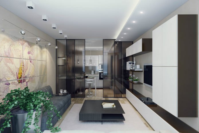 conception d'un appartement de deux pièces de 50 m².