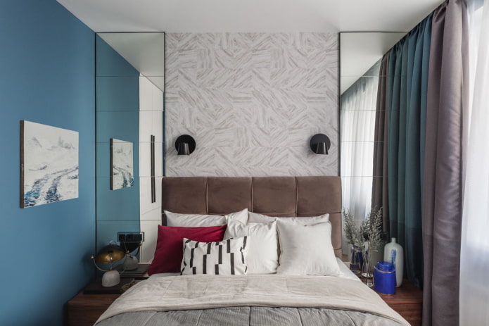 Aménagement d'une chambre dans un appartement de 2 pièces