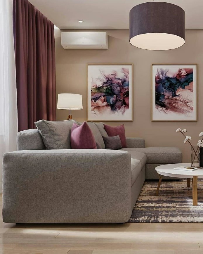 Palette de couleurs du salon