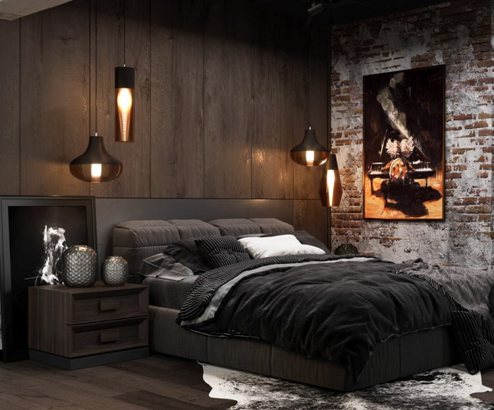 Chambre style loft