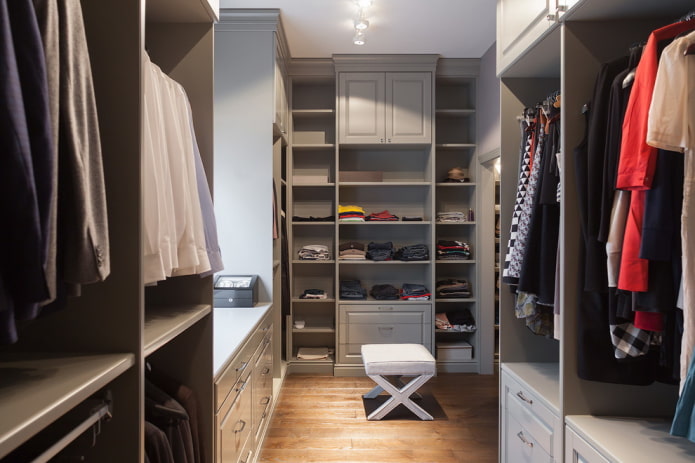 Aménagement intérieur de l'armoire
