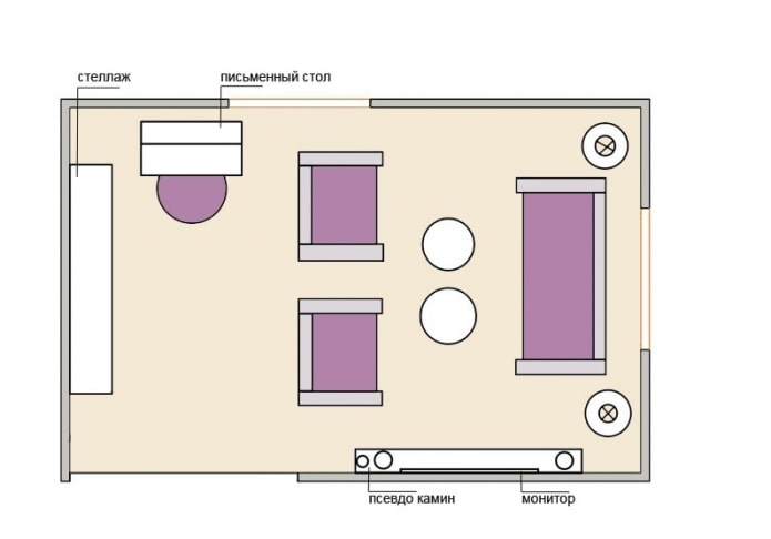 Aménagement d'un salon de 15 m² avec un espace de travail