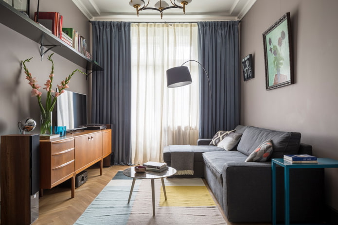 Agencement de meubles dans un salon de 16 m²