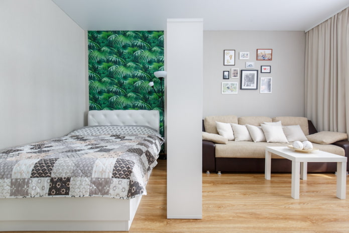 zonage d'un salon de 16 m²